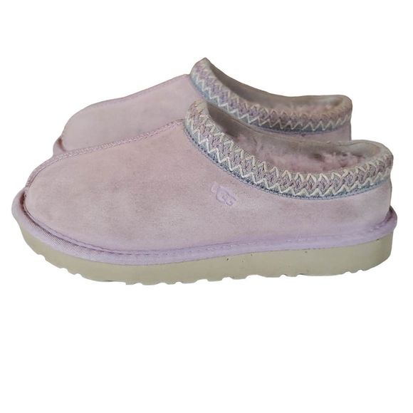 Ugg Womens Tasman Classic Slip On Slippers Slides Low Pink Fur Size 8 - Picture 7 of 13